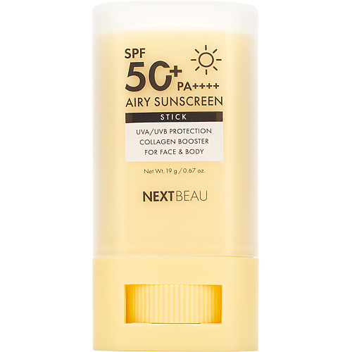 

NEXTBEAU Солнцезащитный бальзам-стик SPF50+ PA++++ Airy Sunscreen, Солнцезащитный бальзам-стик SPF50+ PA++++ Airy Sunscreen