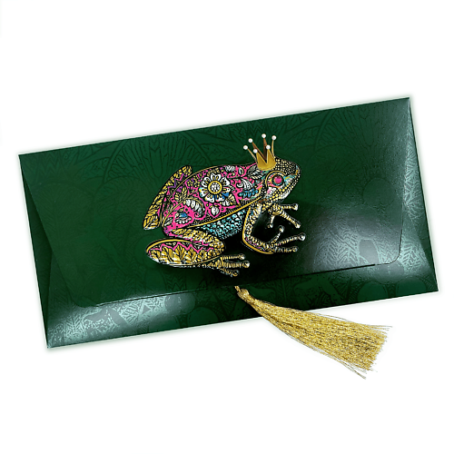 

ЛАКАРТ ДИЗАЙН Конверт для денег "Лягушка", Конверт для денег "Лягушка"