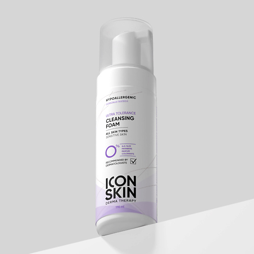 Пенка для снятия макияжа ICON SKIN Очищающая пенка для умывания ULTRA TOLERANCE