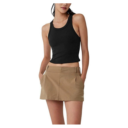 

ALO YOGA Топ Goddess Ribbed Go-To Tank, Топ Goddess Ribbed Go-To Tank