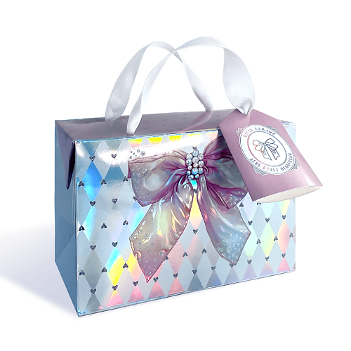 

ЛАКАРТ ДИЗАЙН Подарочный пакет-коробка перламутровый, Подарочный пакет-коробка перламутровый