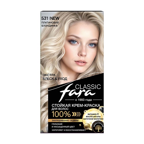 

FARA Стойкая крем-краска для волос "CLASSIC" 65, Стойкая крем-краска для волос "CLASSIC"