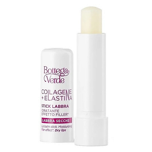 

BOTTEGA VERDE Бальзам для губ с гиалуроновой кислотой и коллагеном Collagen + Elastine, Бальзам для губ с гиалуроновой кислотой и коллагеном Collagen + Elastine