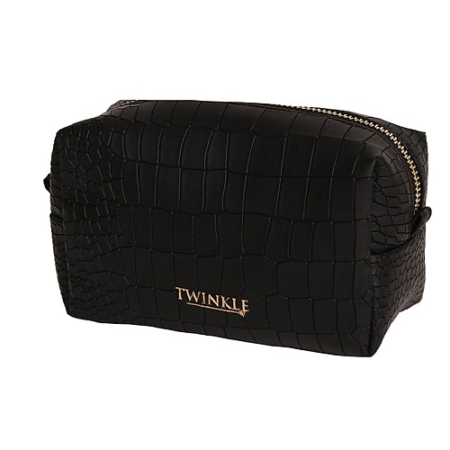 

ЛЭТУАЛЬ TWINKLE Косметичка Python Black Square, TWINKLE Косметичка Python Black Square
