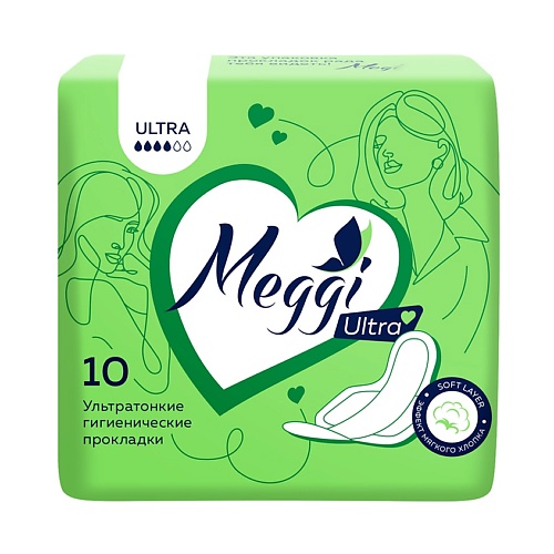 

MEGGI Прокладки гигиенические Ultra, Прокладки гигиенические Ultra