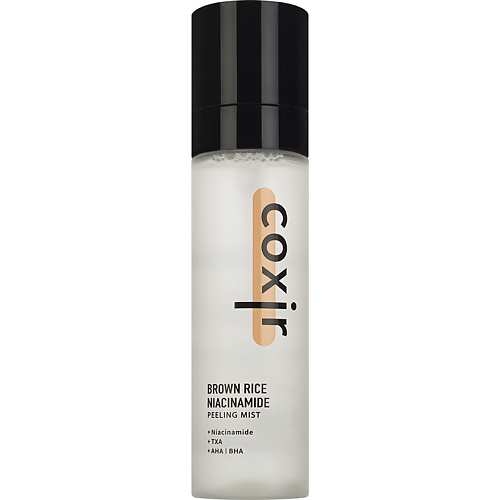 Пилинг для лица COXIR Пилинг-мист с ниацинамидом и транексамовой кислотой Brown Rice Niacinamide