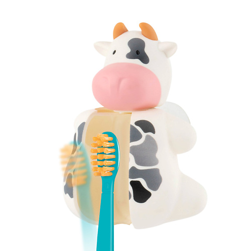 

FLIPPER Футляр для зубной щетки "Коровка" в комплекте с детской зубной щеткой, Футляр для зубной щетки "Коровка" в комплекте с детской зубной щеткой