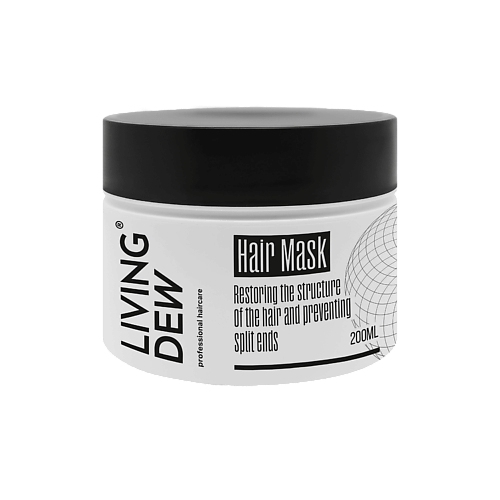 

LIVING DEW Маска для волос восстановление 200, Маска для волос восстановление