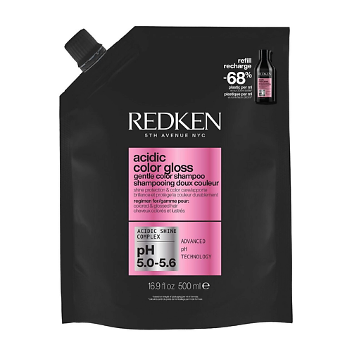 

REDKEN Шампунь для окрашенных волос Redken Acidic Color Gloss (сменный блок) 500, Шампунь для окрашенных волос Redken Acidic Color Gloss (сменный блок)