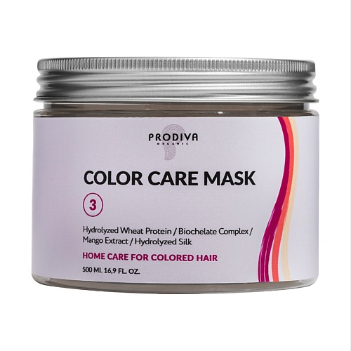 

PRODIVA Маска для окрашенных волос COLOR CARE 500, Маска для окрашенных волос COLOR CARE