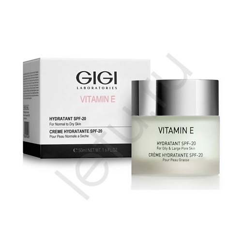 

GIGI Увлажняющий крем для нормальной и сухой кожи Vitamin E с SPF-20 50, Увлажняющий крем для нормальной и сухой кожи Vitamin E с SPF-20