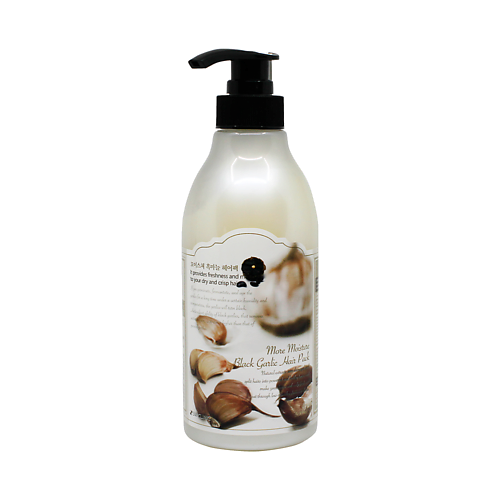 

3W CLINIC Шампунь для волос увлажняющий с чёрным чесноком MORE MOISTURE BLACK GARLIC SHAMPOO 500, Шампунь для волос увлажняющий с чёрным чесноком MORE MOISTURE BLACK GARLIC SHAMPOO