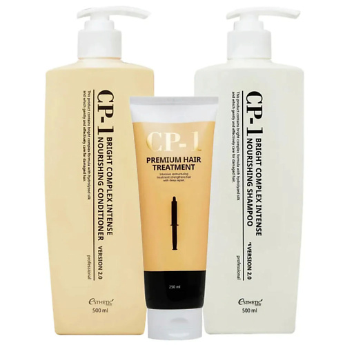 

ESTHETIC HOUSE Набор для волос шампунь и кондиционер Intense Nourishing и маска Premium Protein, Набор для волос шампунь и кондиционер Intense Nourishing и маска Premium Protein