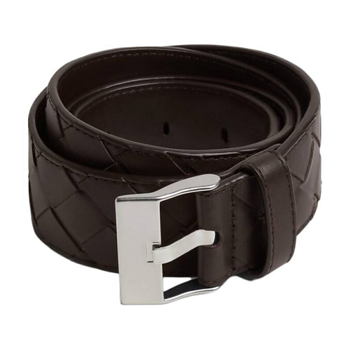 

BOTTEGA VENETA Мужской ремень Intrecciato Buckle Belt, Мужской ремень Intrecciato Buckle Belt