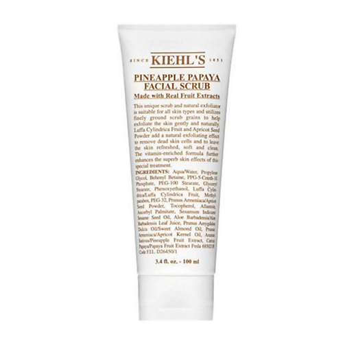 

KIEHL'S Скраб для лица Pineapple Papaya 100, Скраб для лица Pineapple Papaya