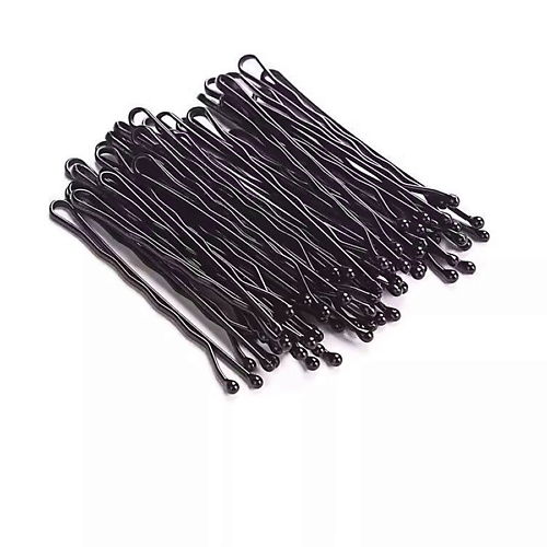 

ZIKOLKI STORE Заколки невидимки для волос, шпильки для волос черные набор 100 шт, Заколки невидимки для волос, шпильки для волос черные набор 100 шт