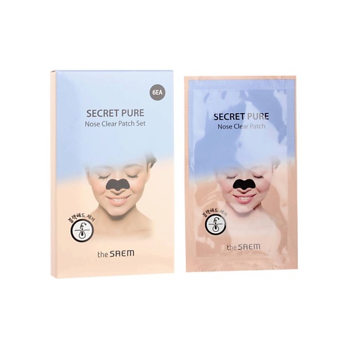 

THE SAEM Полоски для носа Secret Pure Nose Clear, Полоски для носа Secret Pure Nose Clear