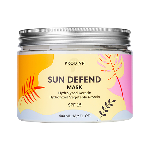 

PRODIVA Термозащитная маска для волос SUN DEFEND 500, Термозащитная маска для волос SUN DEFEND