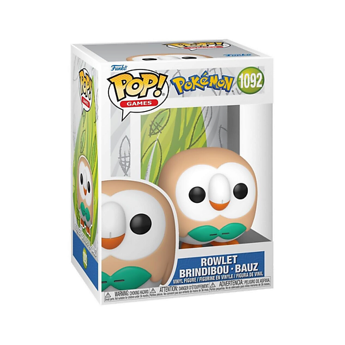 

FUNKO Funko POP! Коллекционная виниловая фигурка Rowlet #1092, Funko POP! Коллекционная виниловая фигурка Rowlet #1092