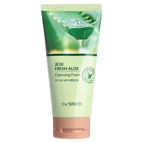 

THE SAEM СМ Aloe Пенка для умывания с алоэ Jeju Fresh Aloe Cleansing Foam 150, СМ Aloe Пенка для умывания с алоэ Jeju Fresh Aloe Cleansing Foam