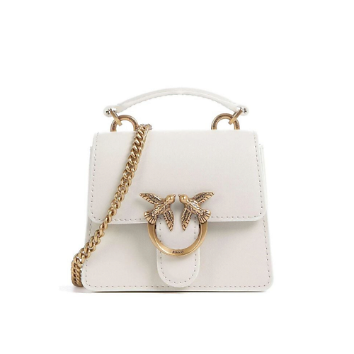 

PINKO Сумка Love One Top Handle Micro Light Vitello Seta, Сумка Love One Top Handle Micro Light Vitello Seta
