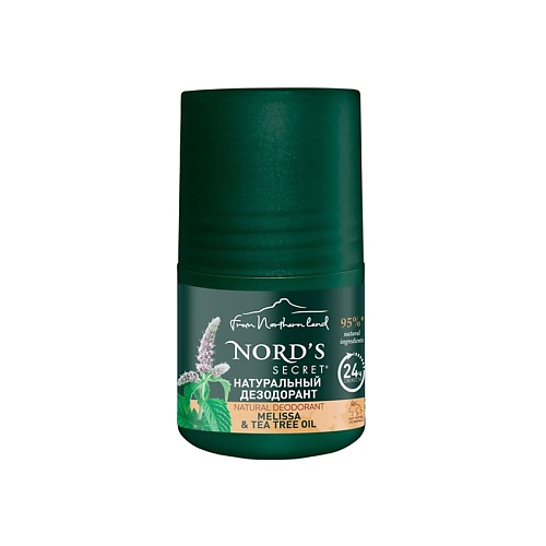 

NORD'S SECRET Дезодорант натуральный мелисса и масло чайного дерева Natural Deodorant Melissa & Tea Tree Oil 50, Дезодорант натуральный мелисса и масло чайного дерева Natural Deodorant Melissa & Tea Tree Oil