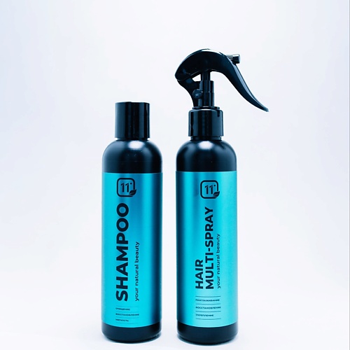 

11I PROFESSIONAL Бессульфатный кератиновый очищаючий шампунь и увлажняющая спрей маска 200, Бессульфатный кератиновый очищаючий шампунь и увлажняющая спрей маска