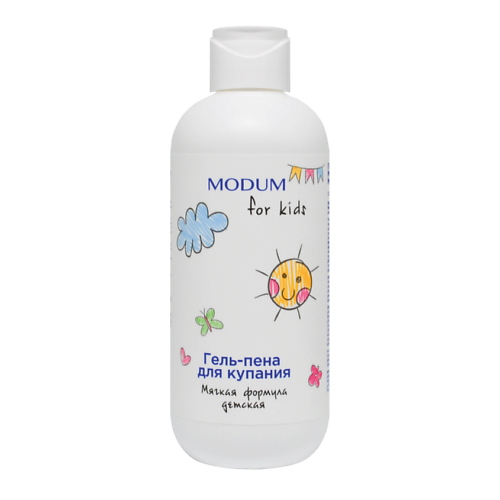 

MODUM Гель-пена для купания FOR KIDS Мягкая формула детская 250, Гель-пена для купания FOR KIDS Мягкая формула детская