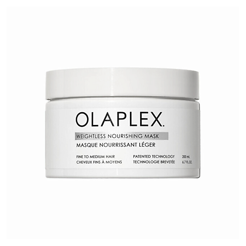 

OLAPLEX Легкая питательная маска для волос Weightless Nourishing Mask 200, Легкая питательная маска для волос Weightless Nourishing Mask