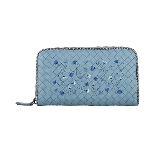 

BOTTEGA VENETA Женский кошелек Intrecciato Blue, Женский кошелек Intrecciato Blue
