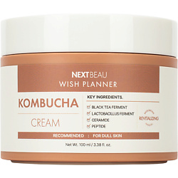 Крем для лица с комбучей, пробиотиками и гиалуроновой кислотой Wish Planner
