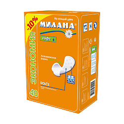 Прокладки женские гигиенические ежедневные - DOLCE" Экономия софт (40)