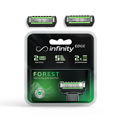 Сменные кассеты для бритья 2 шт forest