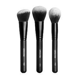 Набор кистей для макияжа для пудры, румян и контуринга