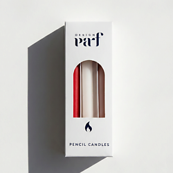 Свечи столовые "PENCIL CANDLES" с ароматом "Elegance"