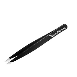 Пинцет для бровей скошенный, заостренный, ручная заточка