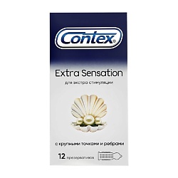 Презервативы Extra Sensation (с крупными точками и ребрами)