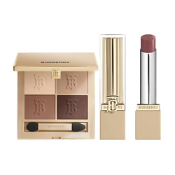 Палетка теней для век Eye Quad + Увлажняющая помада Brit Shine Lipstick