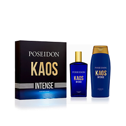 Парфюмерный набор Poseidon KAOS INTENSE Туалетная вода+Гель для душа