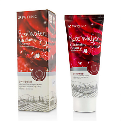 Пенка для умывания с розой, Rose Water Cleansing Foam