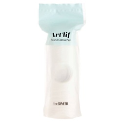 Ватные диски для лица хлопковые очищающие в наборе Art'Lif Round Cotton Pad