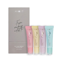 Подарочный набор бальзамов для губ MIXIT SOFT KISS THERAPY ухаживающих