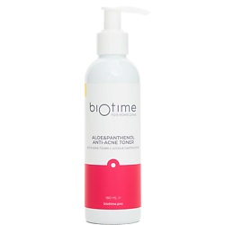 Тоник для лица матирующий против прыщей, акне и черных точек с алое вера