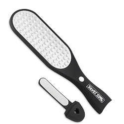 Пилка для ног двусторонняя металическая лазерная