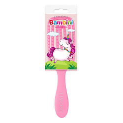 Расческа для распутывания волос детская массажная гибкая Bambini