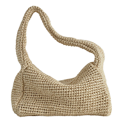 Сумка Straw Woven Handbag Mini Beige