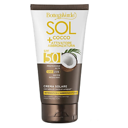 Солнцезащитный крем для лица Sol Cocco + Tan Activator Sun Cream SPF50