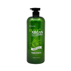 Шампунь для волос с аргановым маслом и оливой, OLIVE & ARGAN 2IN1 SHAMPOO