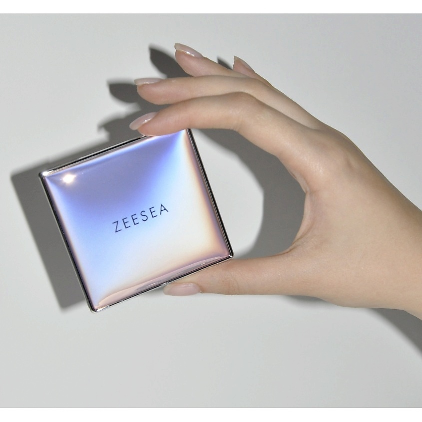 ZEESEA Пудра компактная для жирной, комбинированной и нормальной кожи Refreshing silky powder – фото 4
