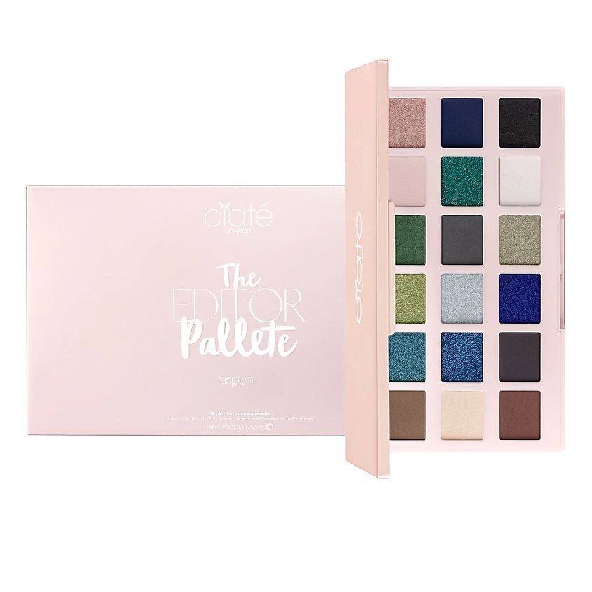 

CIATE LONDON Палетка теней для век 18 оттенков, Палетка теней для век 18 оттенков